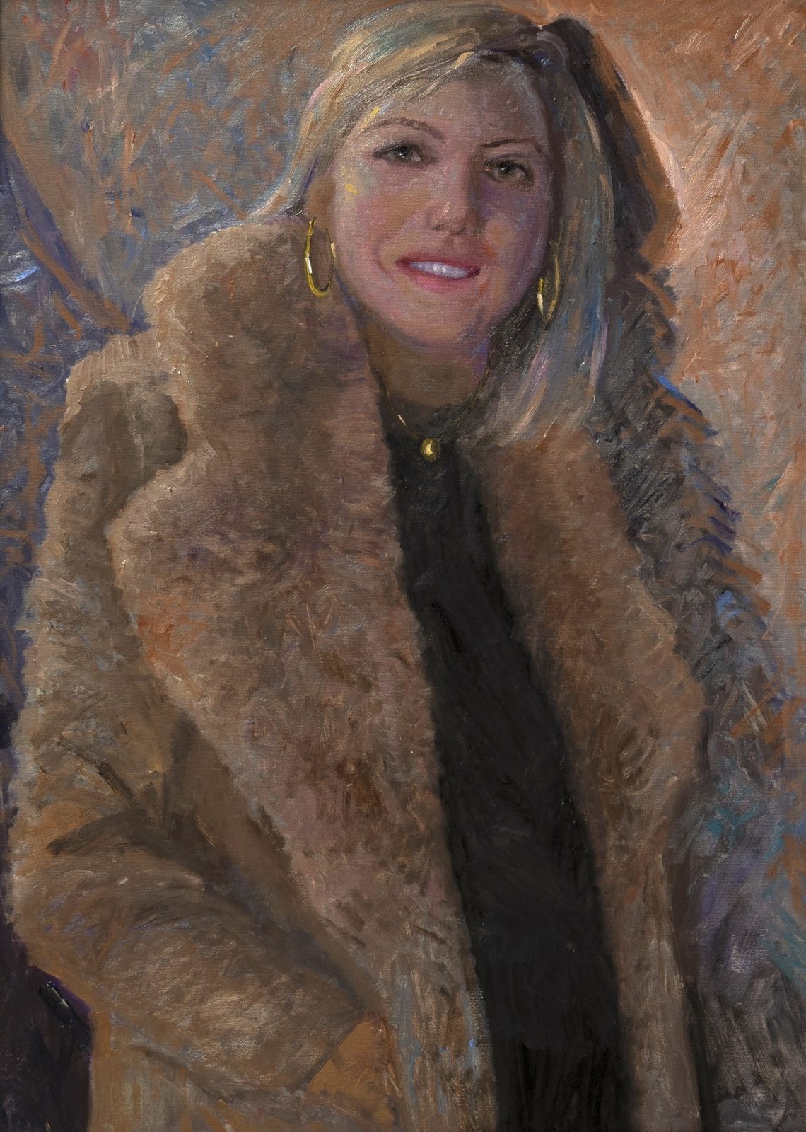 Svetlana — opera originale dipinta a mano da Emilio Ventura, Olio su tela, 50x70 cm
