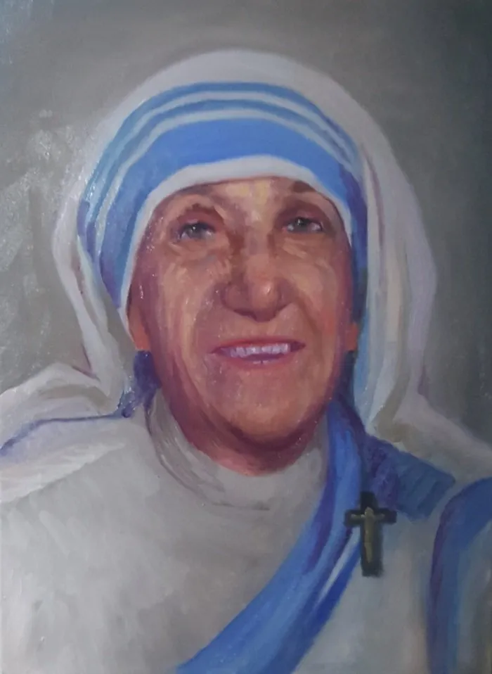 Madre Teresa di Calcutta — opera originale di Emilio Ventura, opere sacre