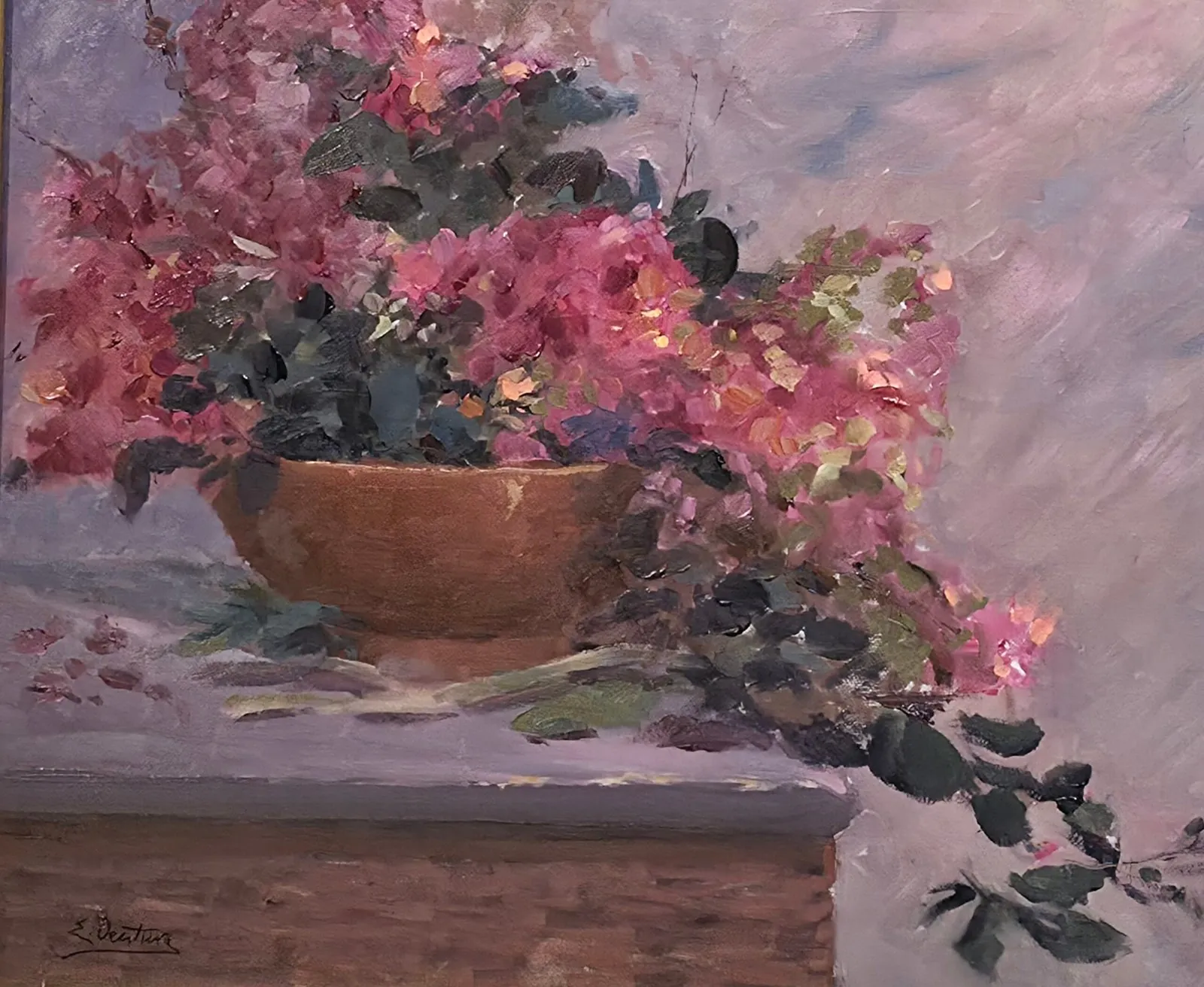 Nature morte — Frutta, vasi e nature silenti dipinte dal vero, opere originali di Emilio Ventura
