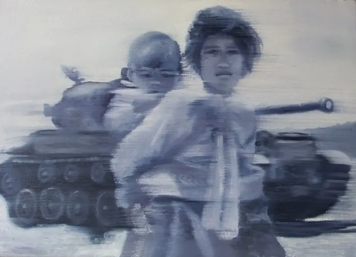 Il contrario della felicità — opera originale di Emilio Ventura, 70x50 cm, opere figurative