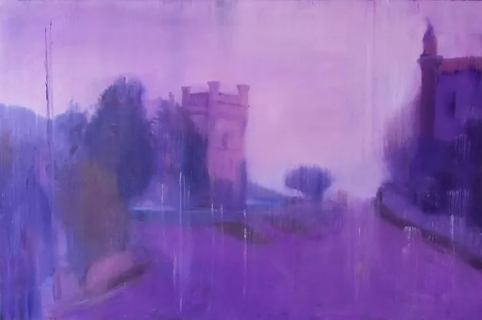 La specola di Sapri — opera originale di Emilio Ventura, 120x80 cm, opere figurative