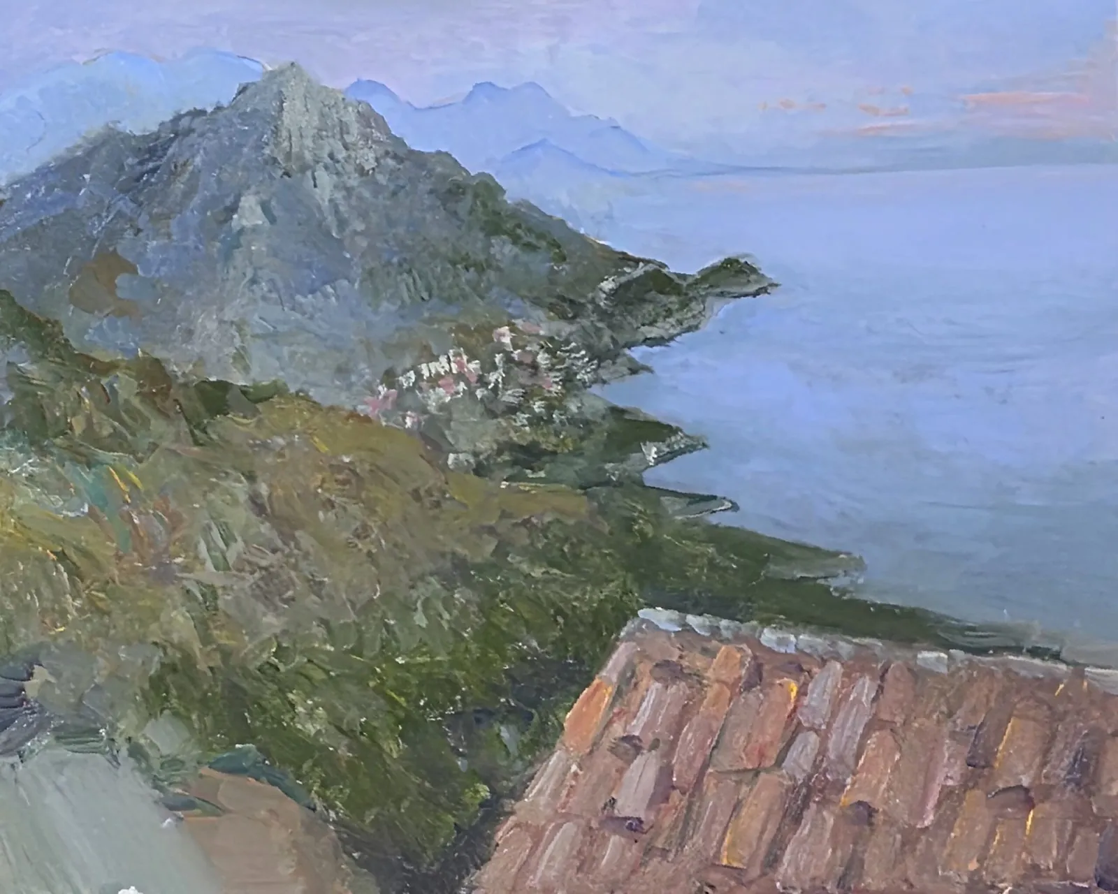 Paesaggi — Il golfo di Policastro fra Sapri e Maratea, opere originali di Emilio Ventura