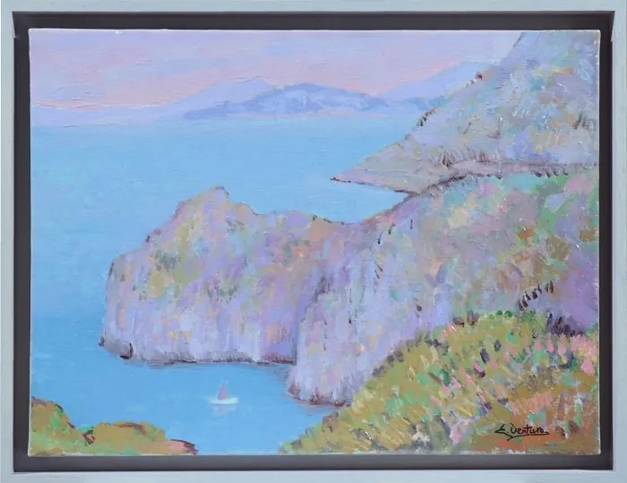 Costa di Maratea — opera originale di Emilio Ventura, 30x40 cm, paesaggi