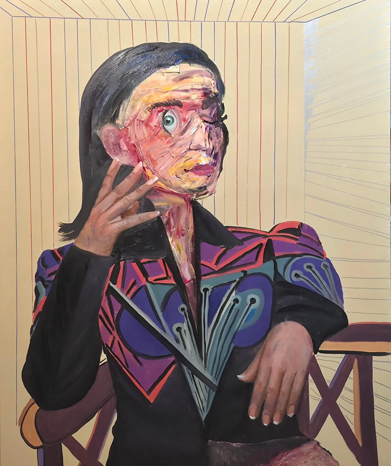 Ricordando Picasso — opera originale di Emilio Ventura, 120x100 cm, nuova collezione
