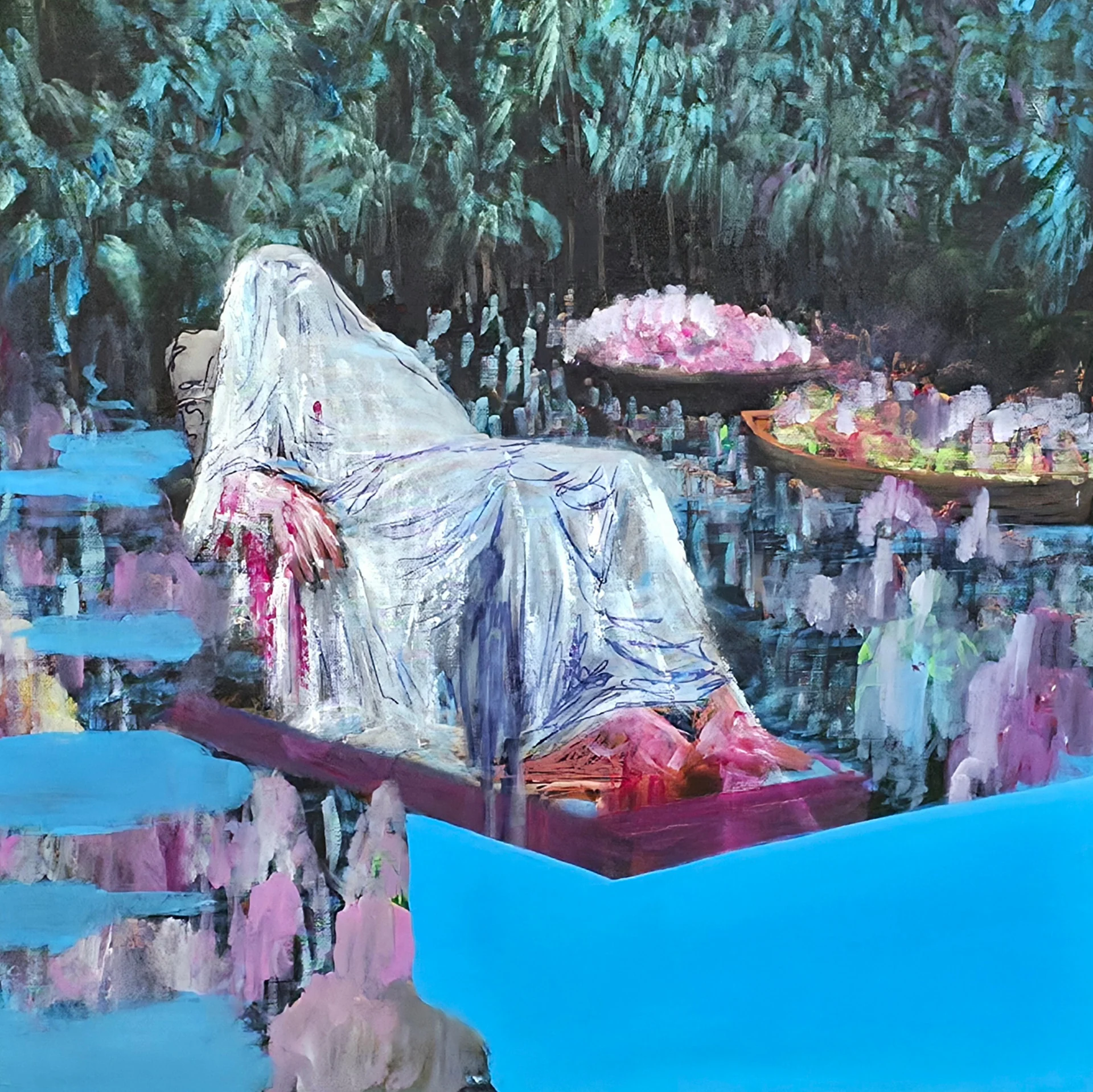 Studio per grande esodo — opera originale di Emilio Ventura, tecnica non specificata, 50x50 cm, nuova collezione