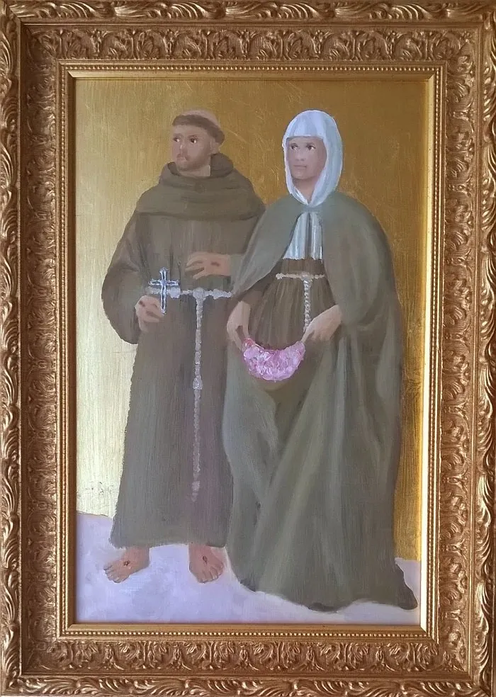 San Francesco e Santa Chiara — opera originale di Emilio Ventura, opere sacre