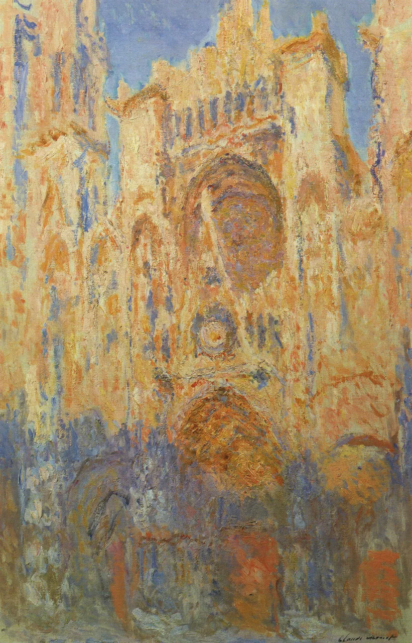 La cattedrale di Rouen (serie) (1892-1894) — opera originale di Claude Monet, disponibile come falso d'autore dipinto a mano