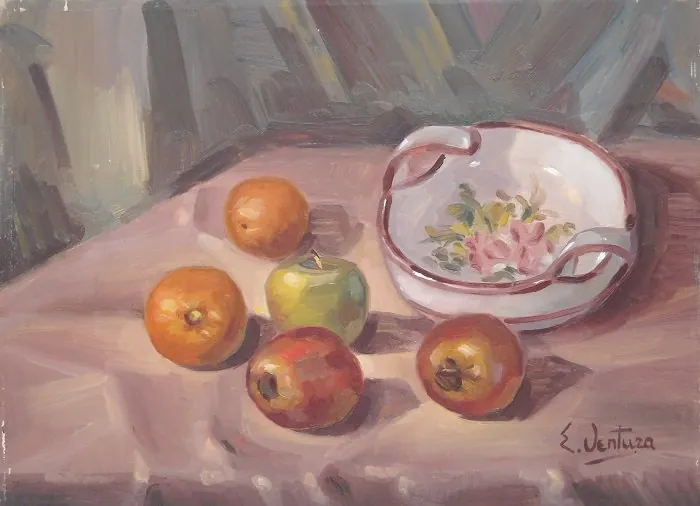 Natura silente — opera originale di Emilio Ventura, 30x40 cm, nature morte