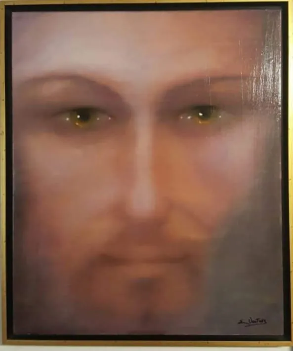 Volto di Cristo, studio — opera originale di Emilio Ventura, opere sacre