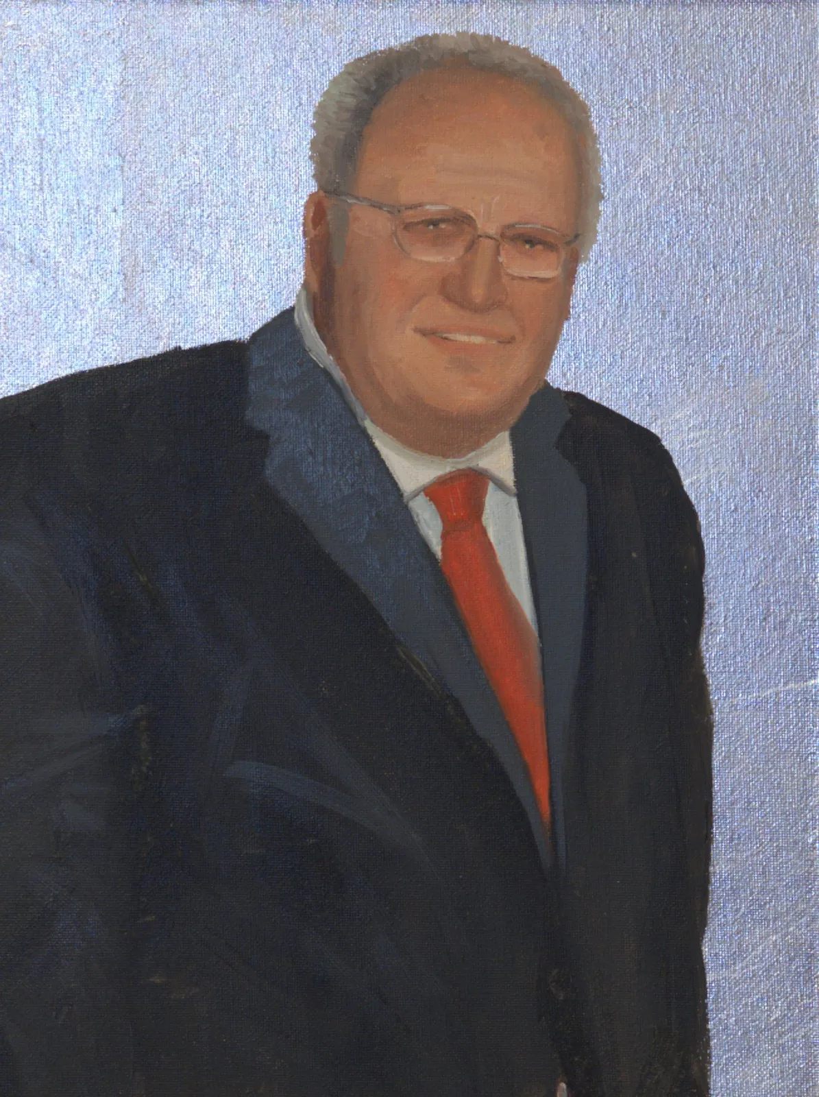 Mio padre — opera originale di Emilio Ventura, 30x40 cm, ritratti
