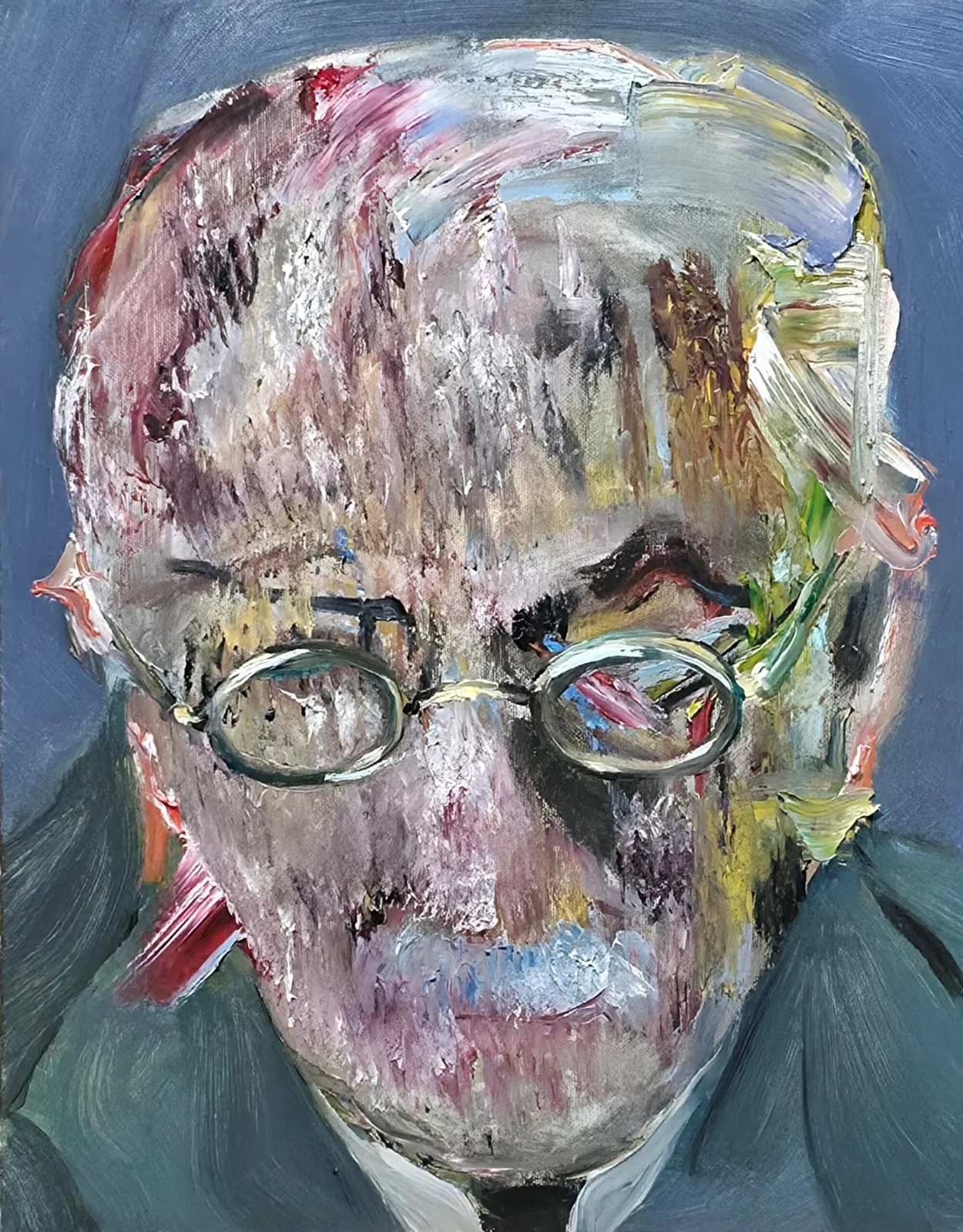 Carl Gustav Jung — opera originale di Emilio Ventura, 35x45 cm, nuova collezione