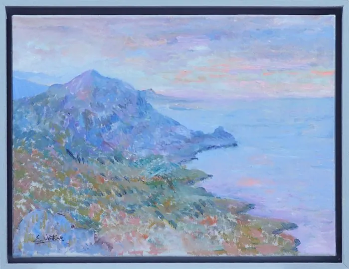 Verso Maratea due — opera originale di Emilio Ventura, 30x40 cm, opere impressioniste