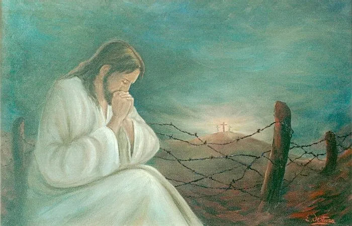 Muoio ogni giorno I — opera originale di Emilio Ventura, opere sacre
