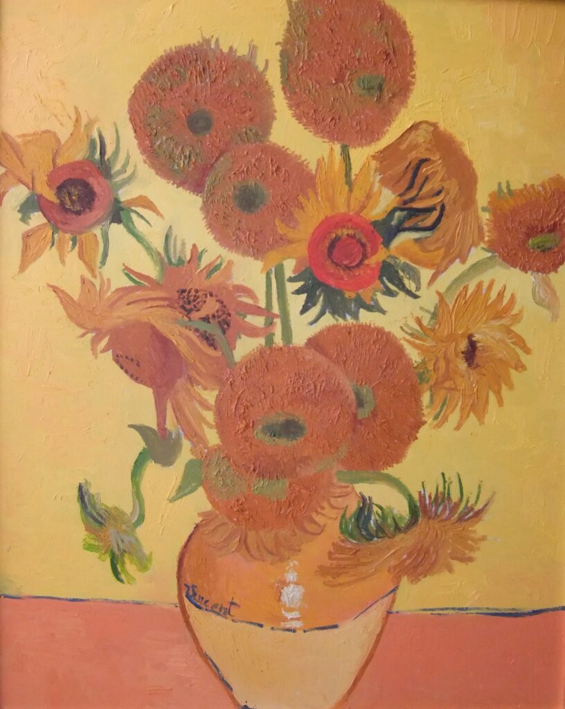 girasoli da van gogh 60x80 cm