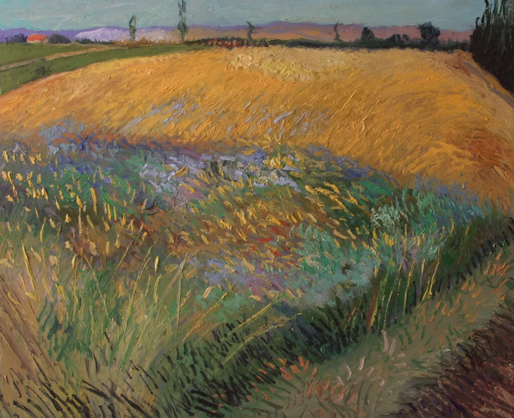 campo di grano misure uguali all'originale da van gogh