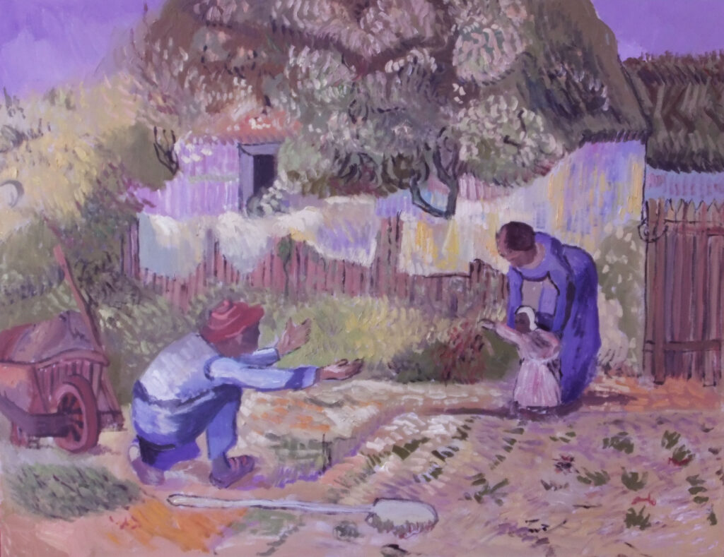 contadini da van gogh 74x92cm